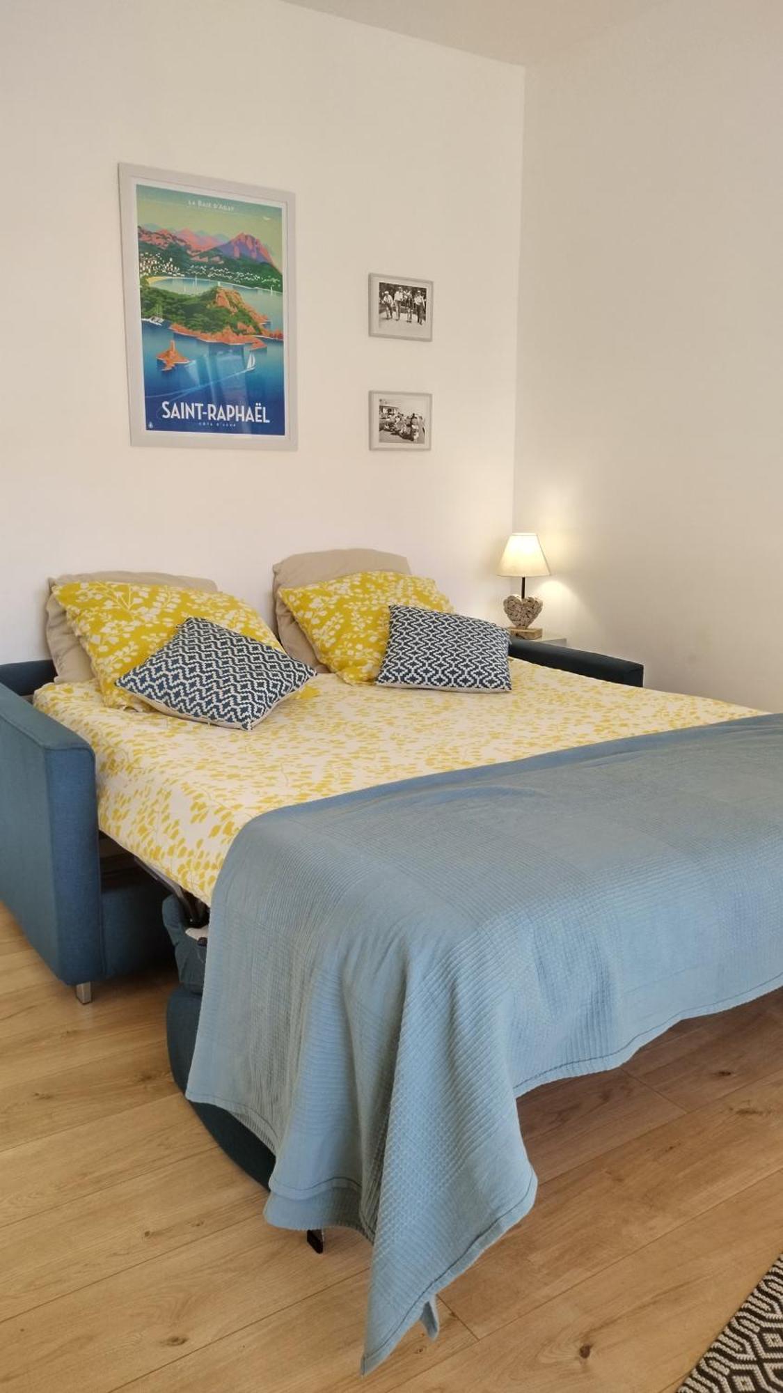 Studio Tout A Pied - Vue Sur Mer Saint Aygulf Eksteriør bilde